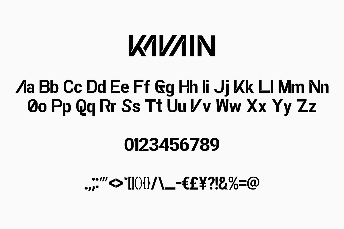 KAVAIN - Sans Serif Technology, a Sans Serif Font by Boril Std (Photo 9 of 10)
