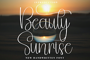 Beauty Sunrise, a Handwritten Font by InermediaSTUDIO (Thumbnail 1 of 8)