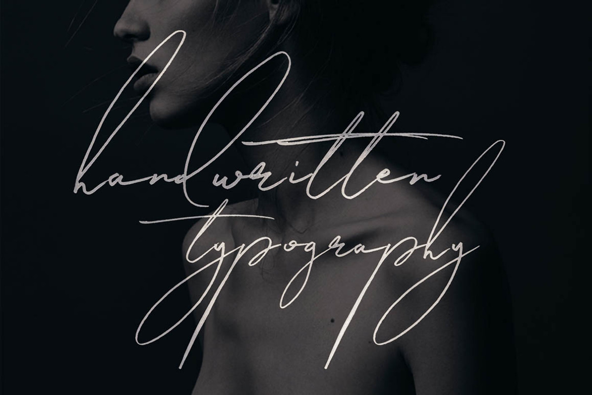 SALE Handwritten Script Fonts, a Script Font by Cruzine (Photo 44 of 57)