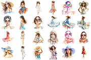 Summer Coastal Fashion Clipart, an Illustration by designcity5 (Thumbnail 2 of 5)