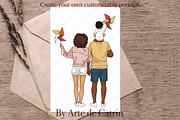 Summer Family Clipart, Beach Family, a Person Illustration by ArtedeCatrin (Thumbnail 8 of 10)