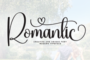 Romantic | Script Font, a Handwritten Font by Scratchones (Thumbnail 1 of 9)