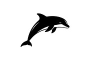 Dolphin Jumping Silhouette Vector bu, an Illustration by Designs_River (Thumbnail 32 of 48)