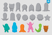 Monster and Character Creation Kit, an Illustration by Graphicdome (Thumbnail 2 of 5)