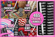 Procreate Crochet Knit Rope brushes, a Brush Add-On by Revabrush (Thumbnail 1 of 5)