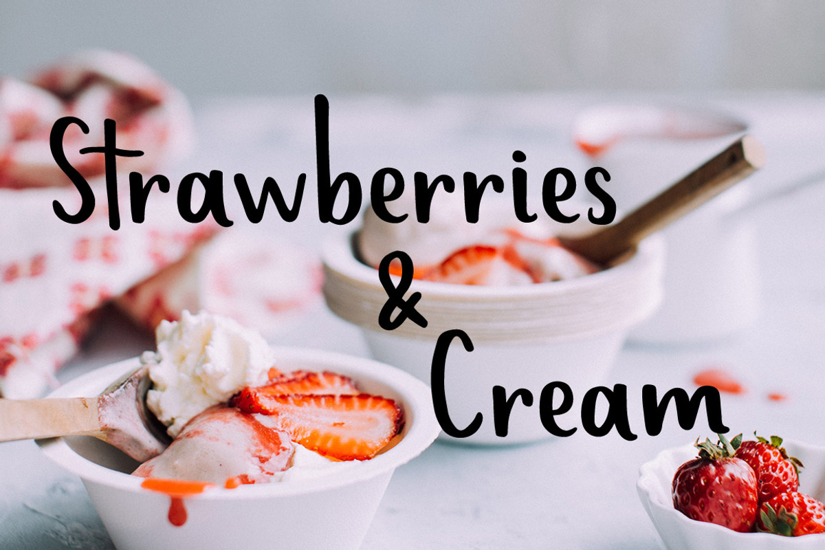 Sugarcoated - Handwritten Font preview 2