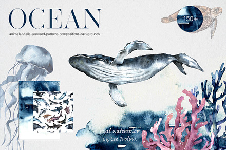 watercolor Ocean Collection