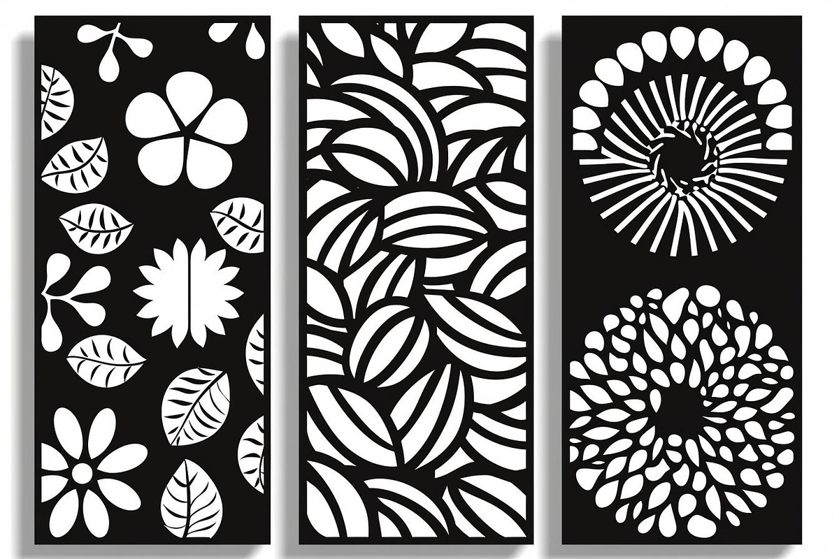 Elegant Floral Laser Cut Panel Bund, a Graphic by jahid234 (Photo 6 of 8)