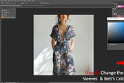 Maxi Dress Mockup, an Apparel Mockup by Nora Gad (Thumbnail 13 of 14)