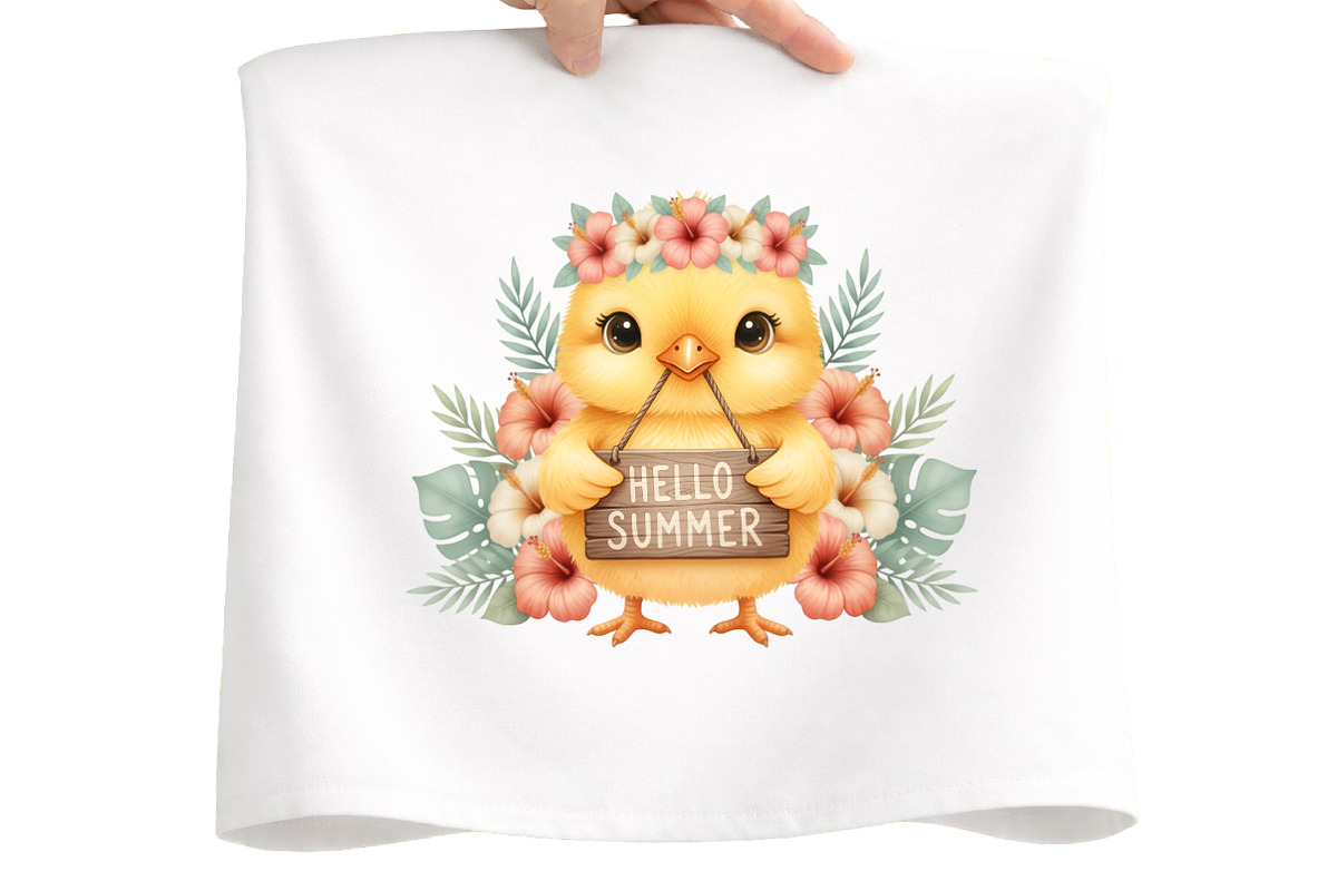 Whimsical Hello Summer Clipart, an Illustration by GatewayDesign (Photo 2 of 6)