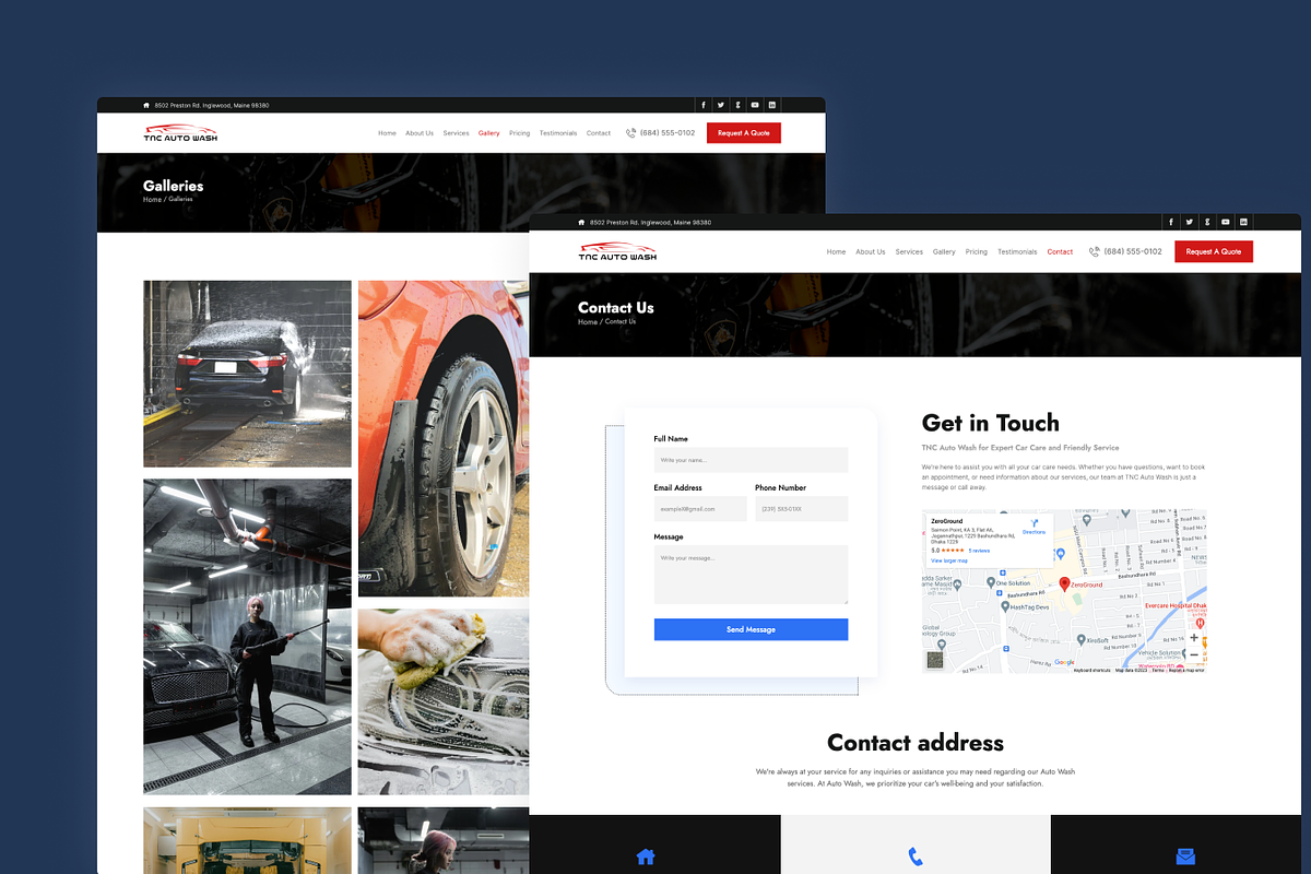 AutoWash - Car Service HTML Template