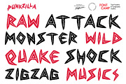 Punkzilla Font, a Handwritten Font by Fontcamp Type Foundry (Thumbnail 9 of 11)