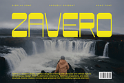 Zavero – Modern Display Font, a Handwritten Font by overlaytemplates (Thumbnail 1 of 5)