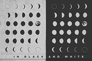 30 Hand-Drawn Moon Phases, a Texture Illustration by Rad Radio Graphics (Thumbnail 2 of 2)