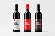 Wine Bottle Mockup, a Product Mockup by Xtrahive (Thumbnail 1 of 2)