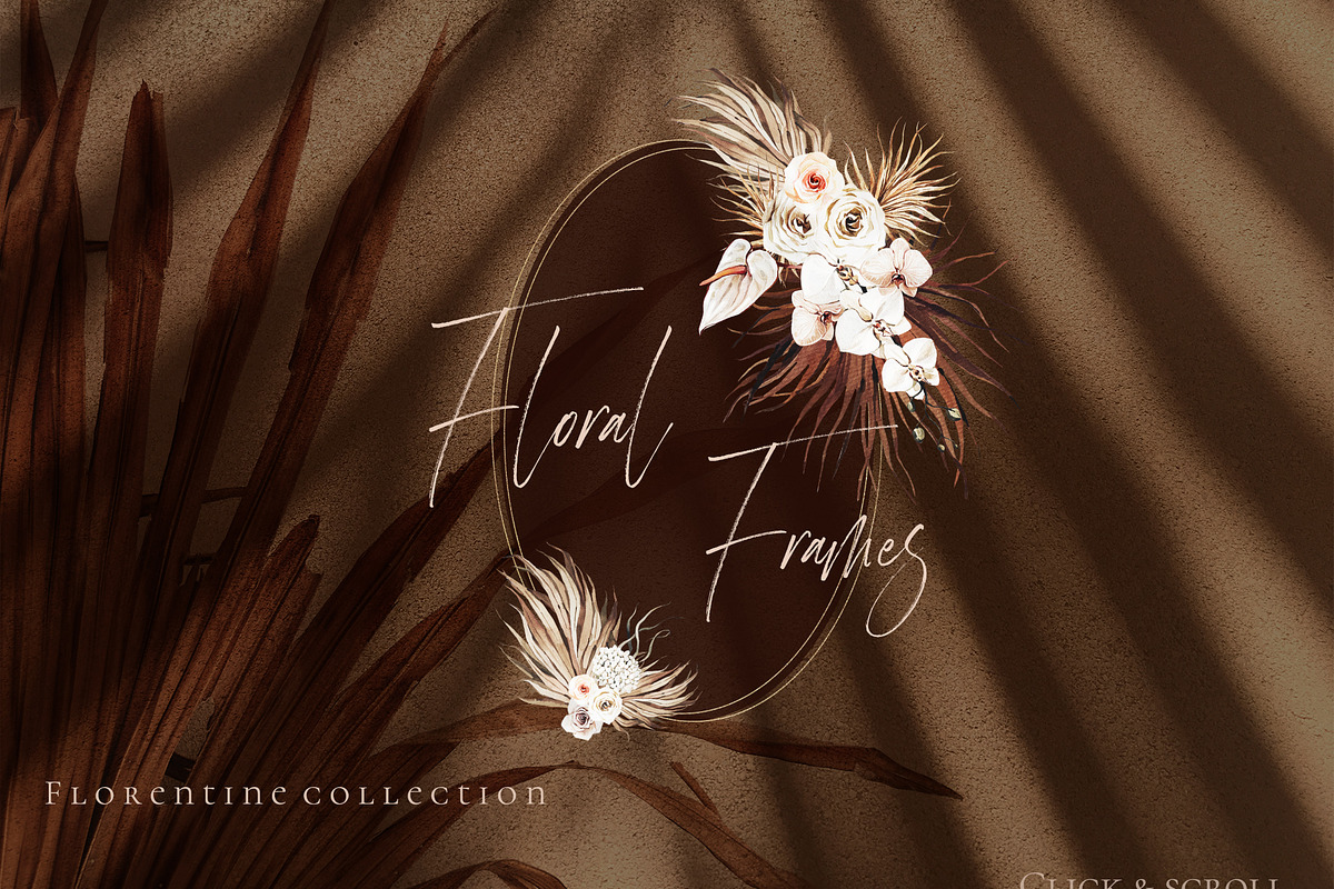 FLORENCE- Boho watercolor collection, a Texture Illustration by Natalia Tugova (Photo 5 of 12)