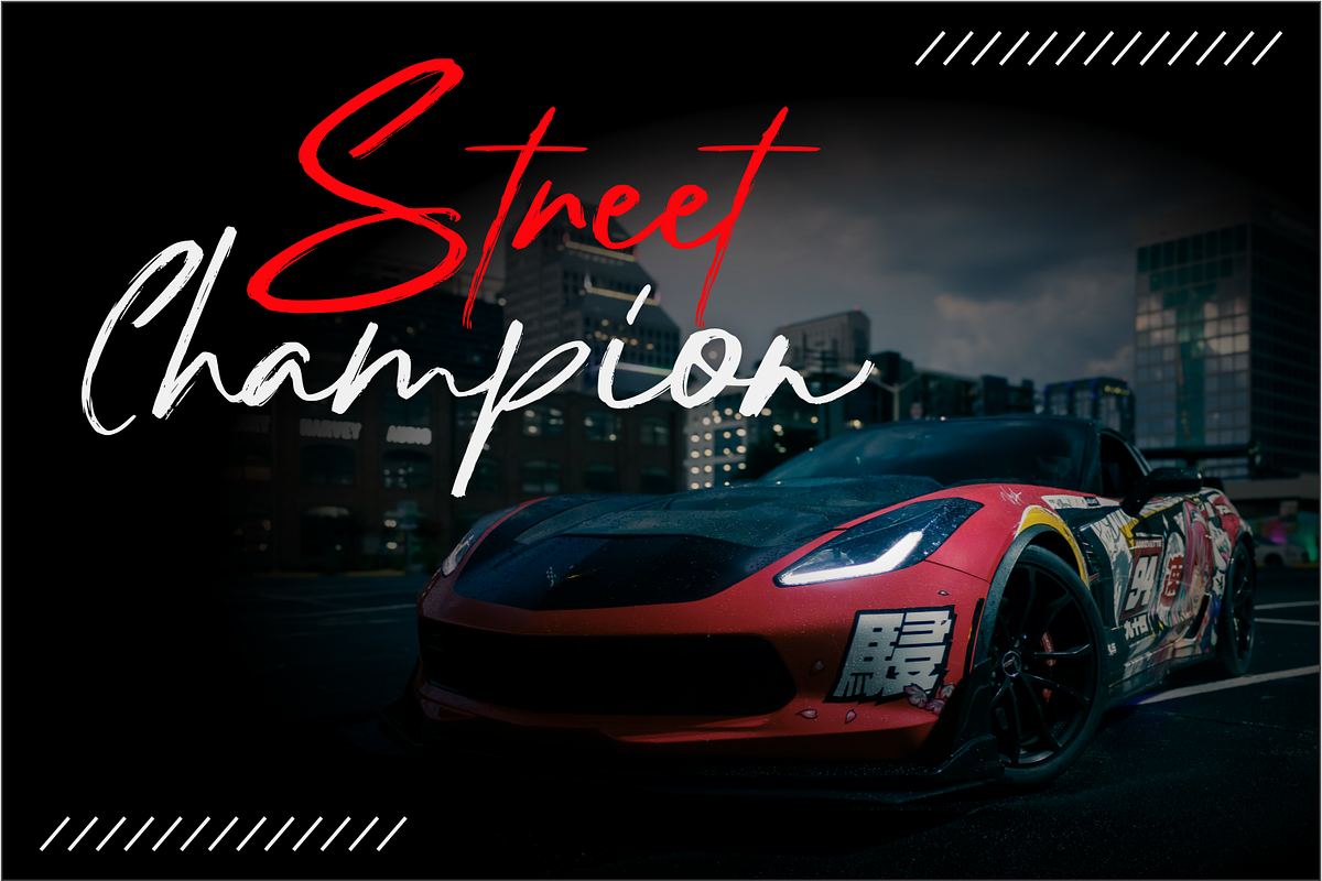 Street Redemption, a Handwritten Font by Fachranheit Studio (Photo 5 of 9)