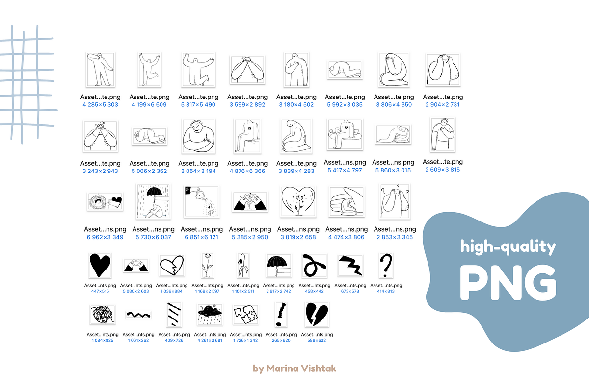 Mental Health Abstract Line Clipart, a Healthcare Illustration by Heartwarming Art (Photo 3 of 10)