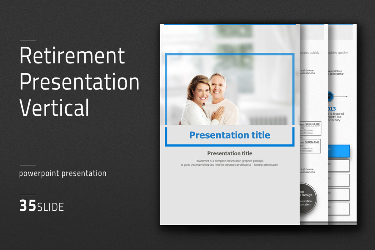 Retirement Presentation Vertical, a Presentation Template by GoodPello
