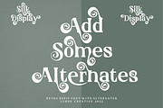 Silk Display, a Font by LuhopCreative (Thumbnail 12 of 17)