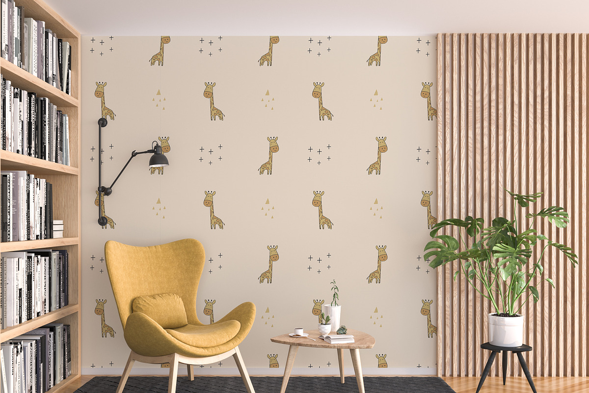 Baby Giraffe Surface Pattern, a Pattern Graphic by Quinn Lane Designs (Photo 5 of 7)
