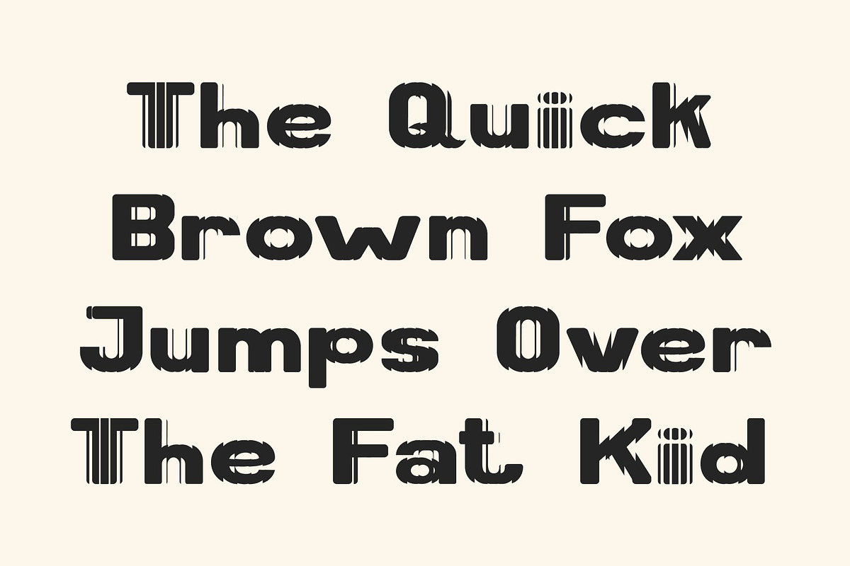 Baedar Refracted, a Sans Serif Font by Craft Supply Co. (Photo 4 of 8)