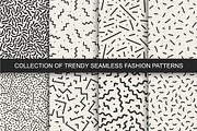 Trendy seamless retro patterns 80s, a Pattern Graphic by ExpressShop (Thumbnail 1 of 13)