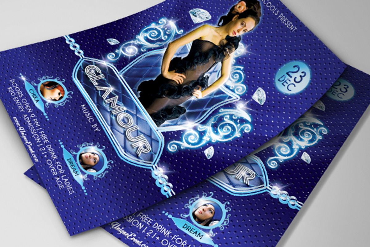 Glamour Flyer Template, a Flyer Template by temphall (Photo 2 of 2)