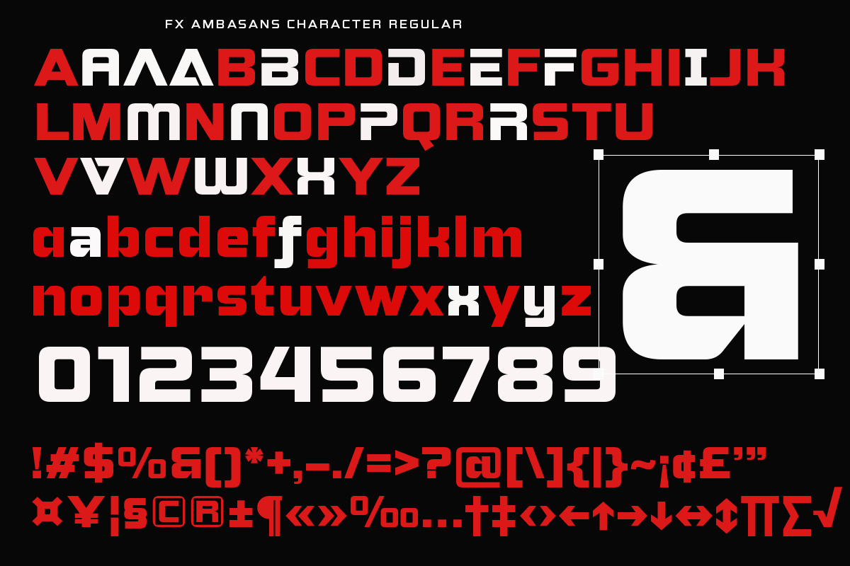 FX Ambasans - Sans Serif Family, a Sans Serif Font by Differentialtype (Photo 11 of 11)