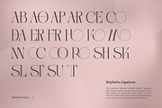Aroba Modern - Elegant Logo Font, a Serif Font by Nirmana Visual (Thumbnail 5 of 15)