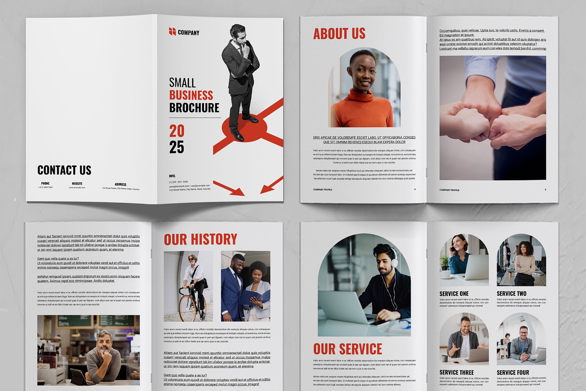 Small Business Brochure Template, a Brochure Template by ContestDesign (Photo 2 of 3)