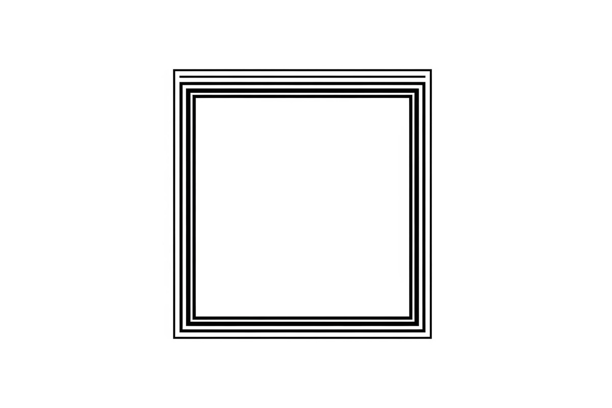 Modern Square Frame SVG Bundle, an Illustration by Creativeshirt (Photo 4 of 31)