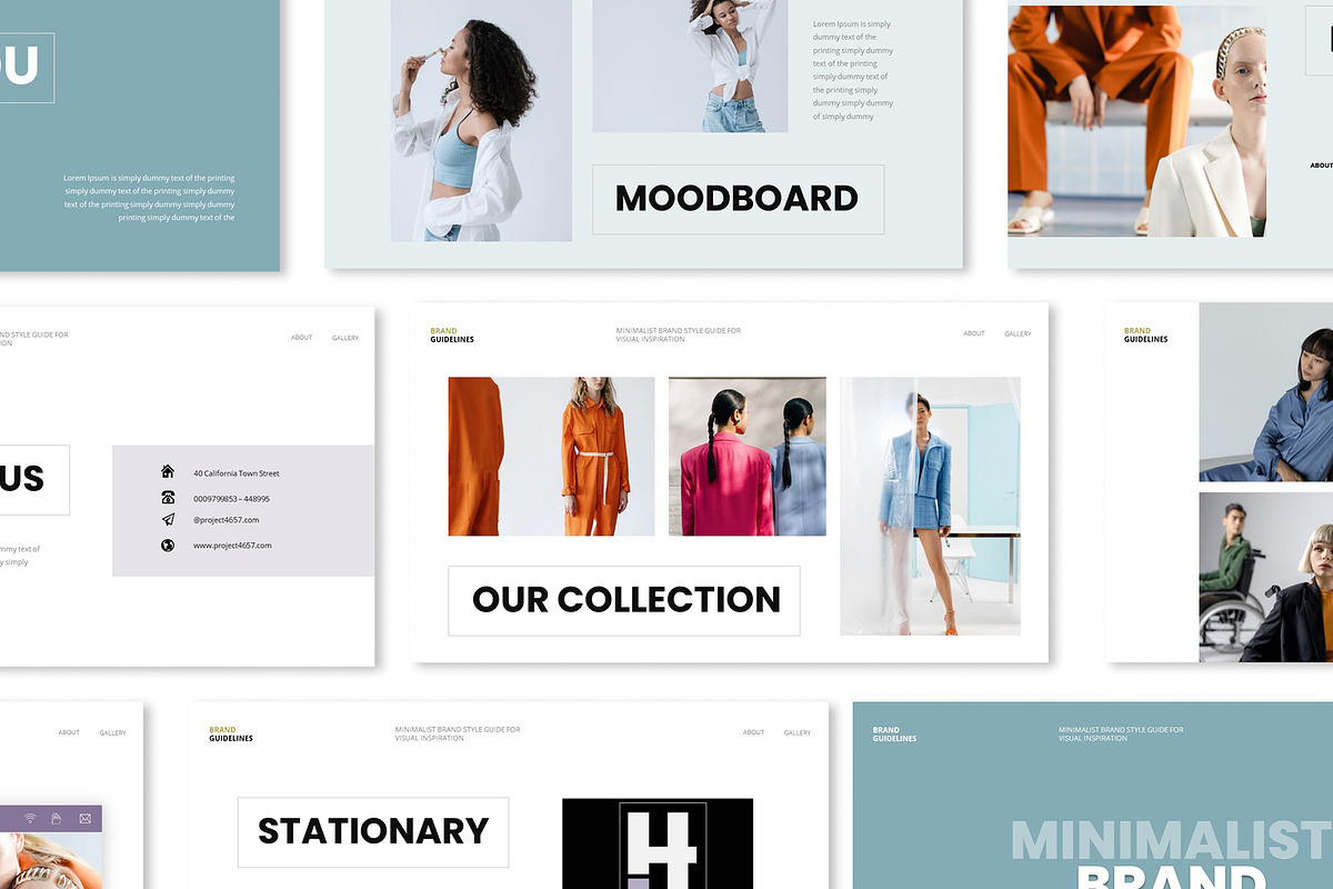 Minimalist Brand Guideline Keynote P, a Presentation Template by Formatika Studio
