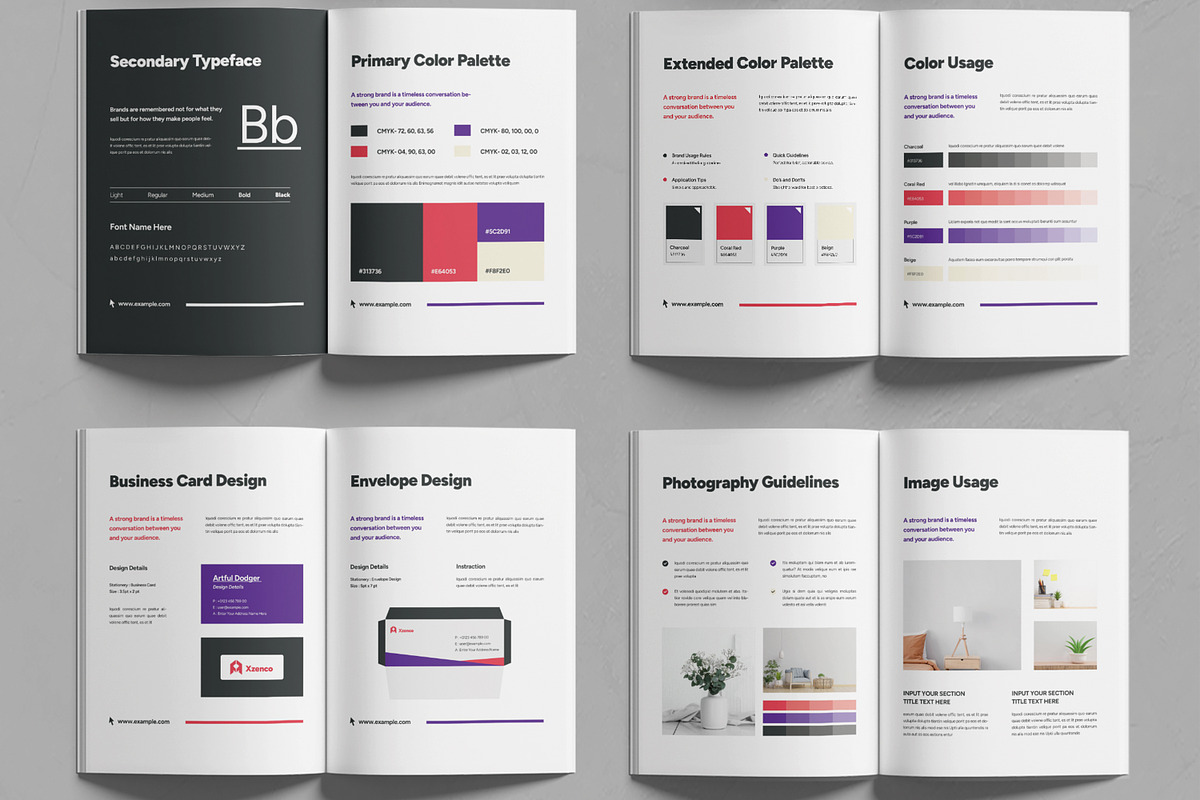 Creative Brand Guideline Book, a Brochure Template by MightyDesign (Photo 4 of 7)