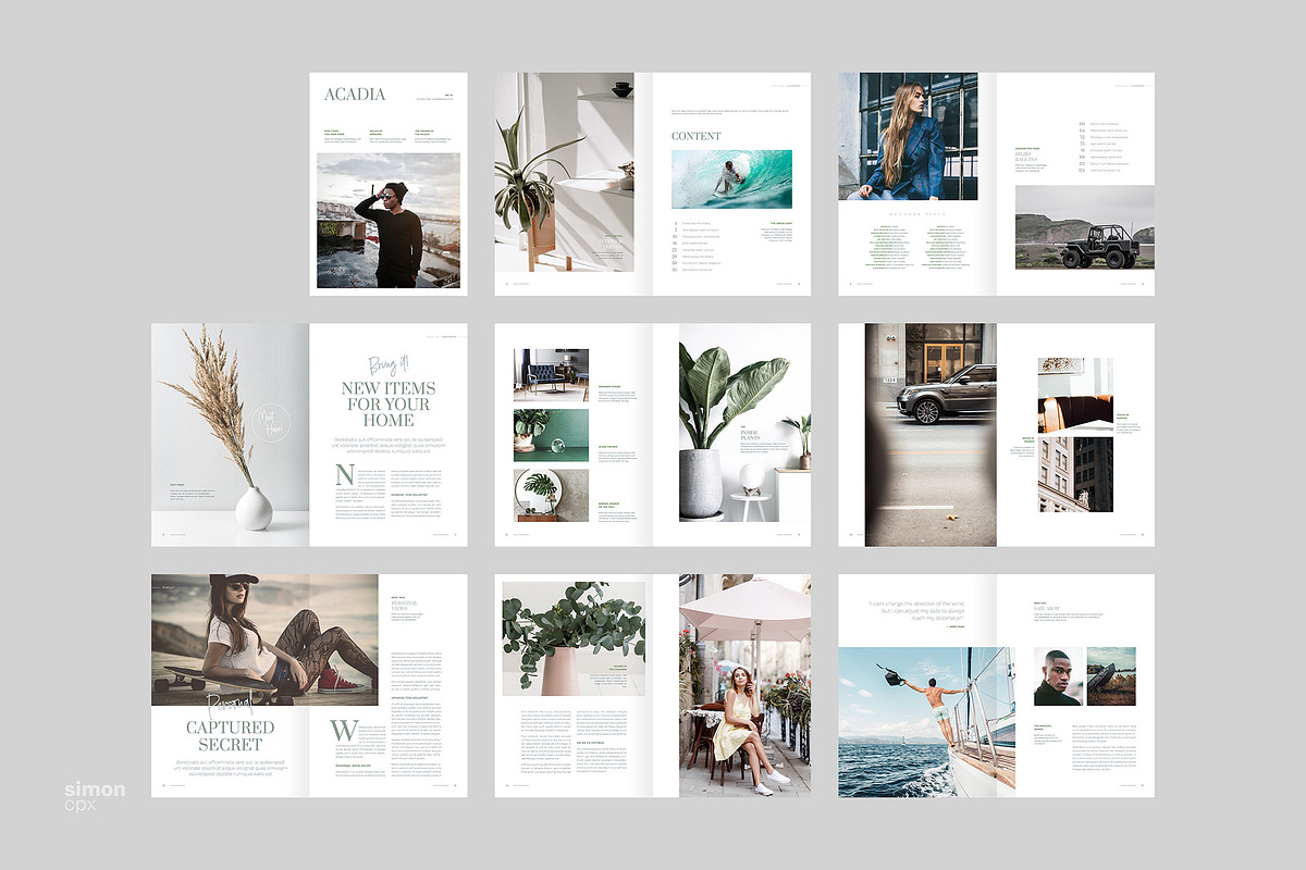 ACADIA Brochure / Magazine, a Brochure Template by Type Here Studio (Photo 10 of 13)