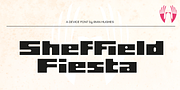 Sheffield Fiesta, a Font by Device (Thumbnail 6 of 9)