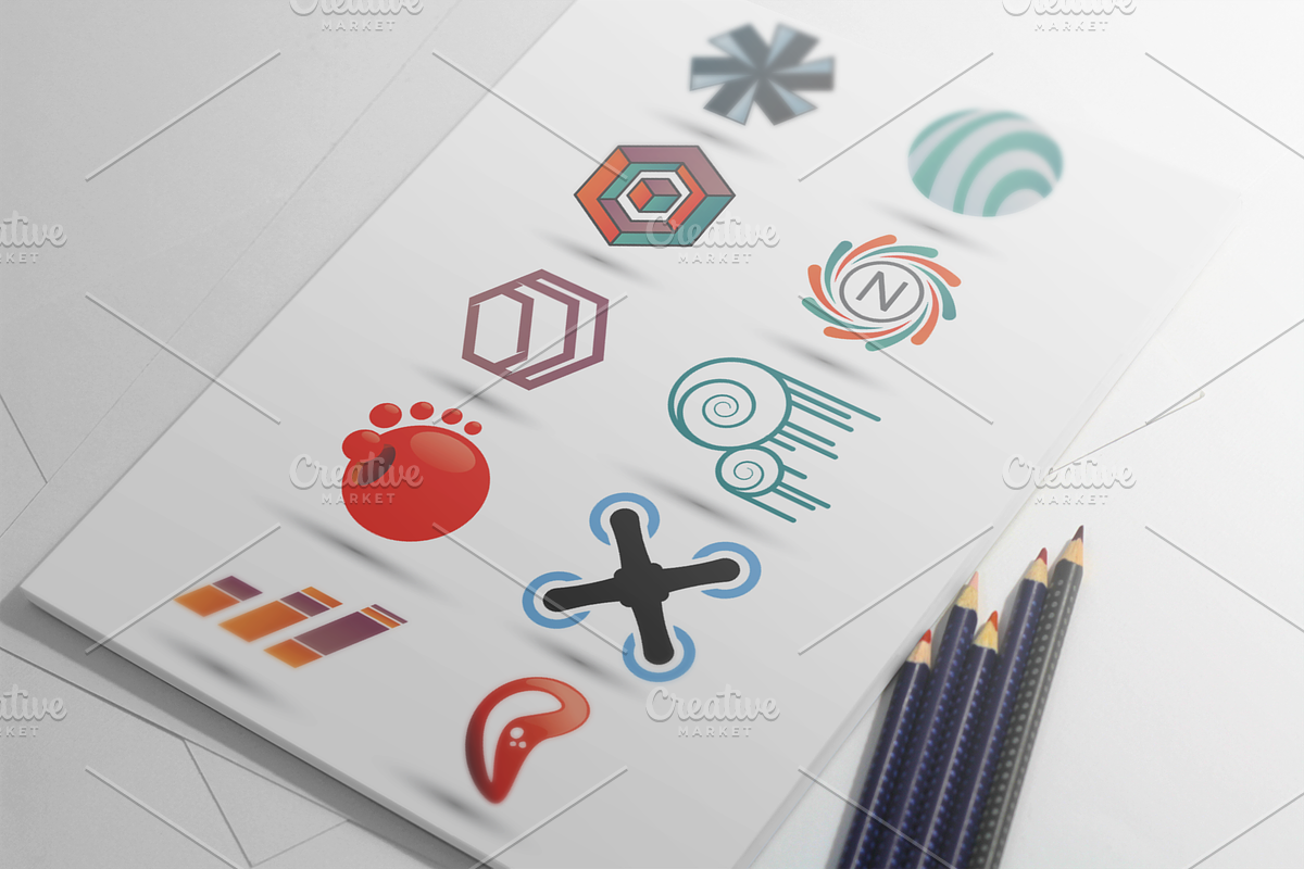 Abstract Logos Bundle, a Branding & Logo Template by MLJ studios