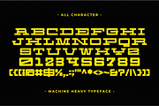 Machine Heavy - Condensed Slab, a Slab Serif Font by Pian45 Studio (Thumbnail 5 of 6)
