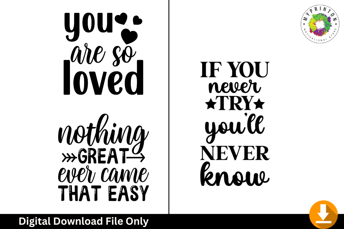 Motivational Quotes-Pack 3, an Object Graphic by Jadugar Design Studio (Photo 5 of 9)