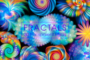 Fantasy Fractals - transparent PNGs, an Object Graphic by synthetick (Thumbnail 1 of 5)