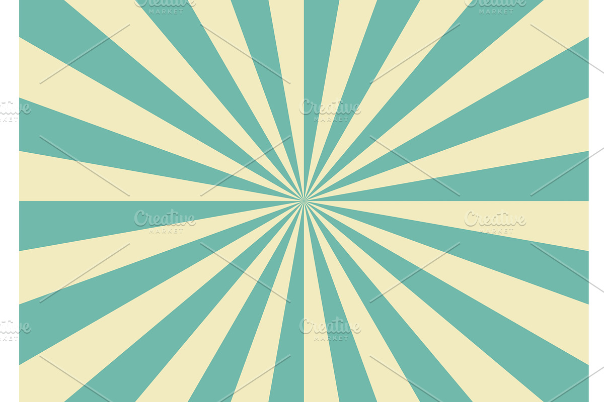 Circus background, retro rays, an Illustration by Vector Tradition