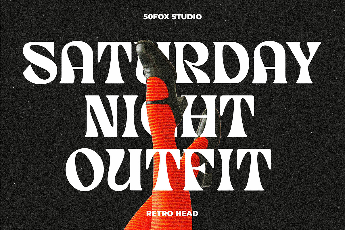 Retro Head Classy Retro Typeface, a Serif Font by 50Fox (Photo 8 of 18)