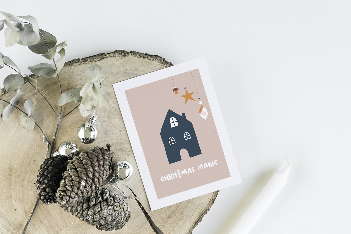 Hand Drawn Christmas Cards Bundle, a Card Template by maaariabouvier (Photo 16 of 19)