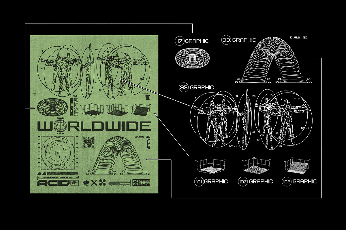 3D RETRO FUTURISTIC GRAPHIC, an Object Graphic by BonkiStudio (Photo 11 of 11)