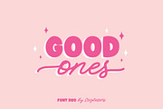 Good Ones Font Duo, a Sans Serif Font by etigletters (Thumbnail 1 of 9)