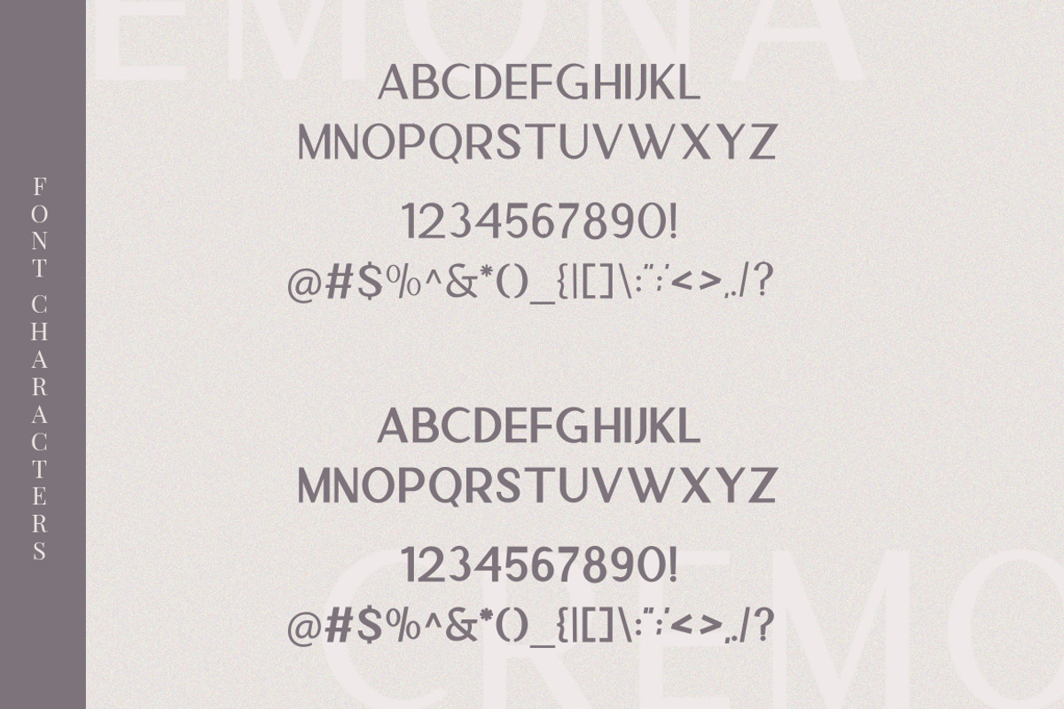 Cremona - Minimal Sans Serif, a Sans Serif Font by Vultype Co. (Photo 14 of 16)