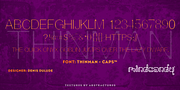 ThinMan™, a Sans Serif Font by MINDCANDY (Thumbnail 1 of 2)
