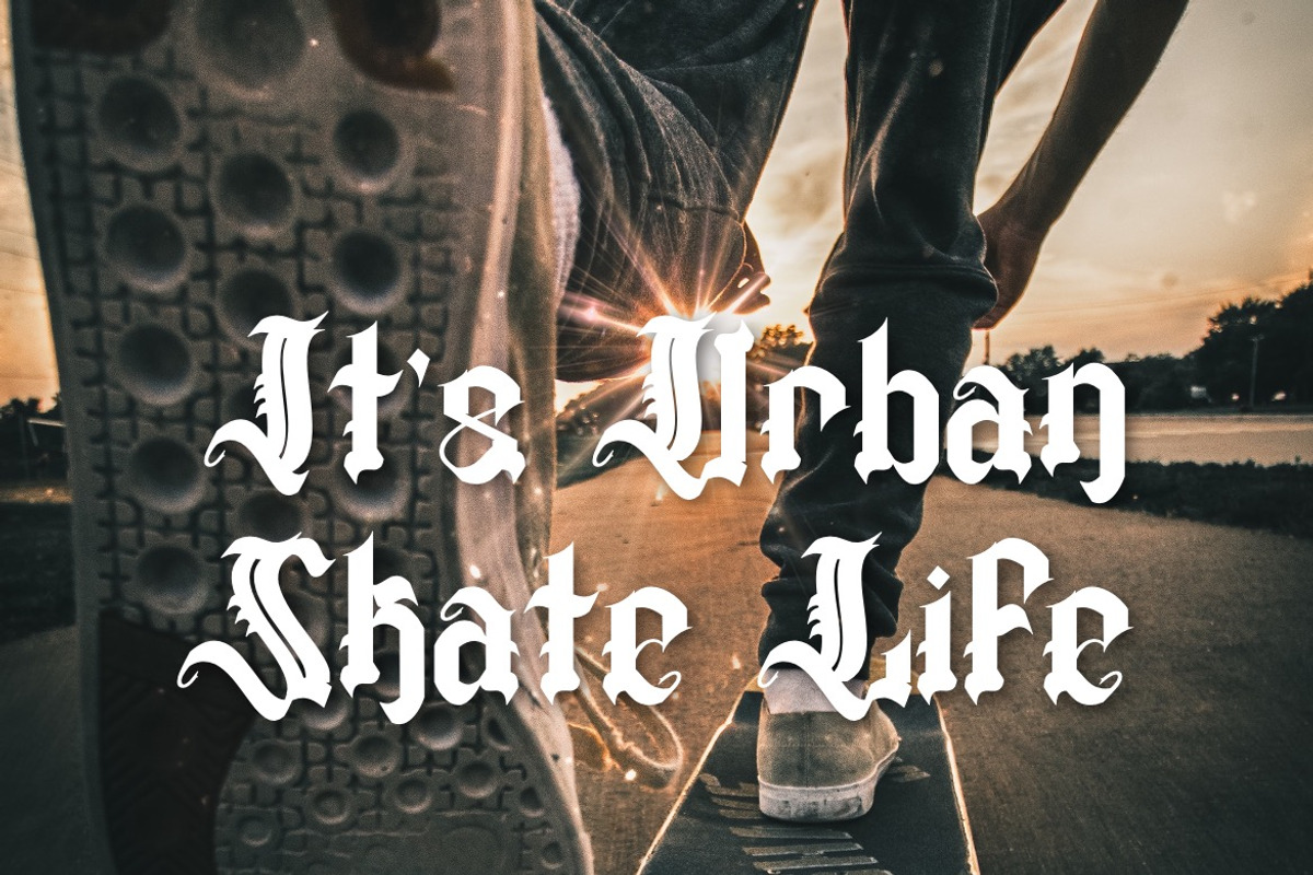 Marosdiac - Modern Blackletter Font, a Blackletter Font by Dhabee (Photo 5 of 15)
