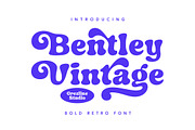 Bentley Vintage – Bold Retro Font, a Serif Font by Grezline Studio (Thumbnail 1 of 11)