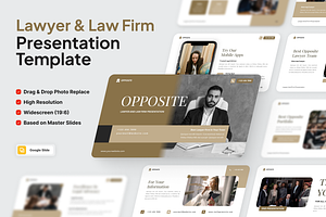 Lawyer & Law Firm Google Slide, a Presentation Template by SquidPixey